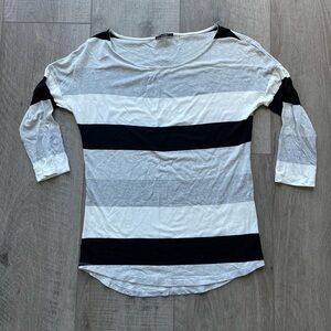 Tahari Striped Shirt Size Small
